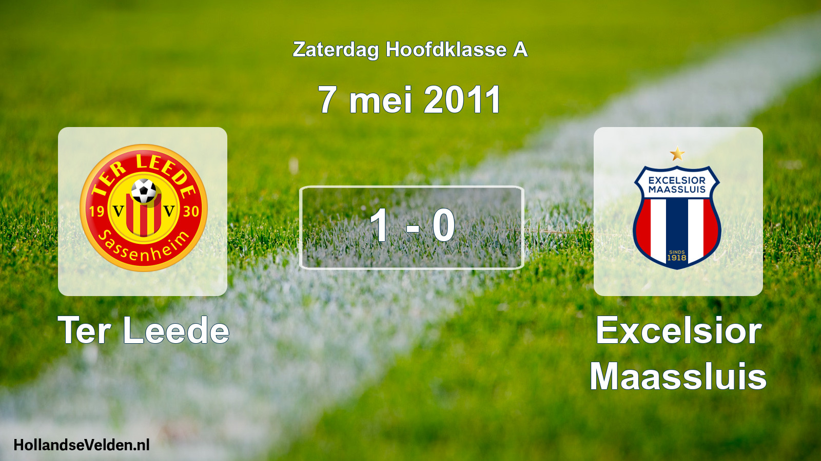Total number of matches played: Ter Leede - Excelsior Maassluis 1 - 0 (7 May 2011)