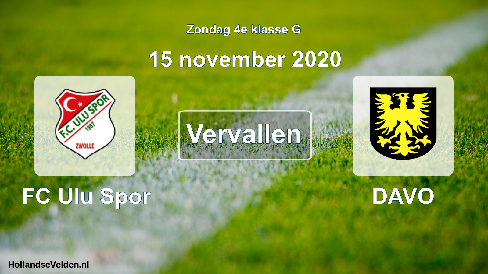 Scheduled Match: FC Ulu Spor - DAVO (15 November 2020)