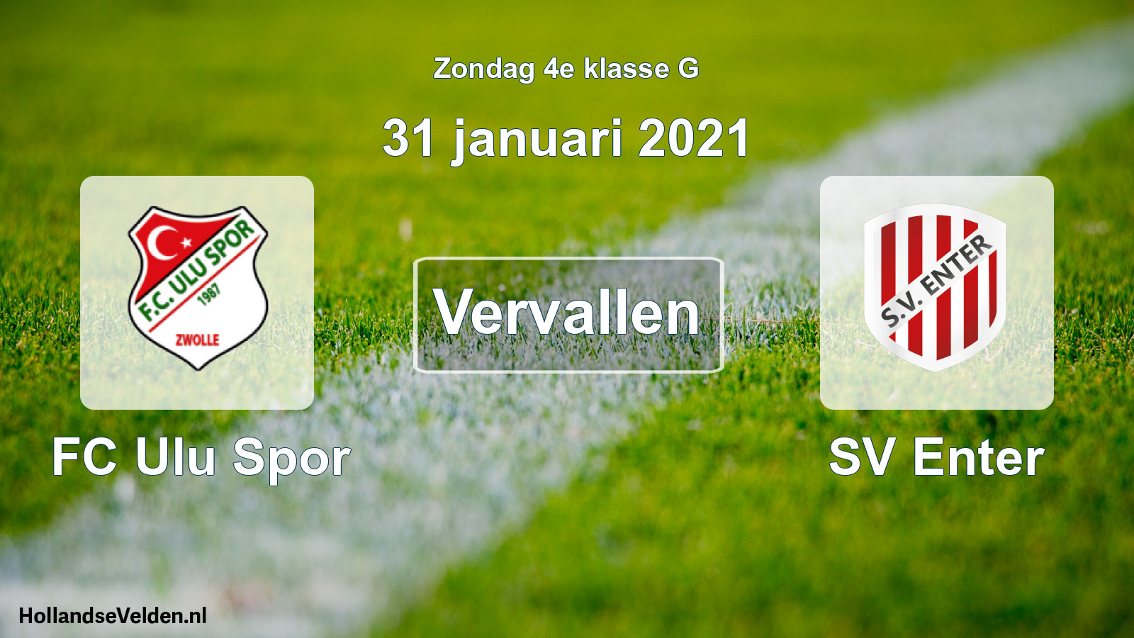 Scheduled Match: FC Ulu Spor - SV Enter (31 January 2021)