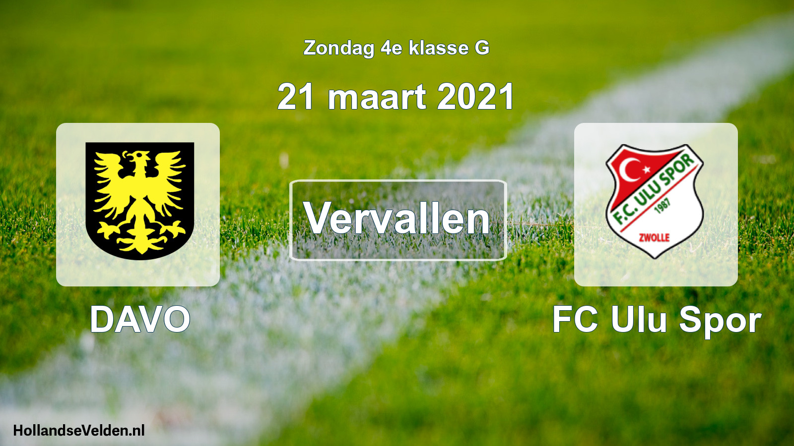 Scheduled Match: DAVO - FC Ulu Spor (21 March 2021)