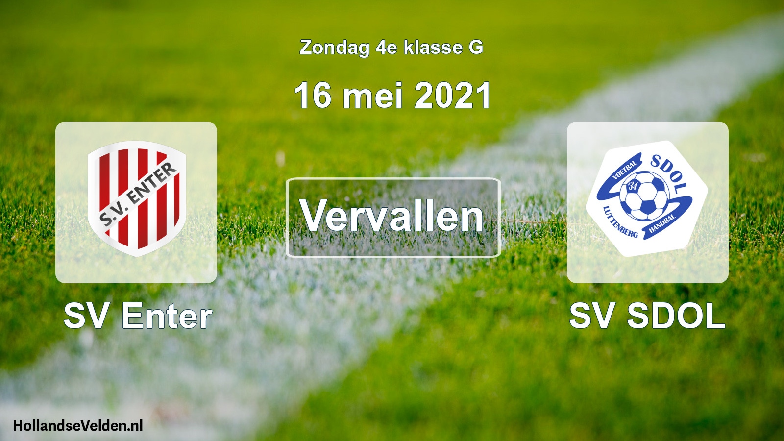 Scheduled Match: SV Enter - SV SDOL (16 May 2021)
