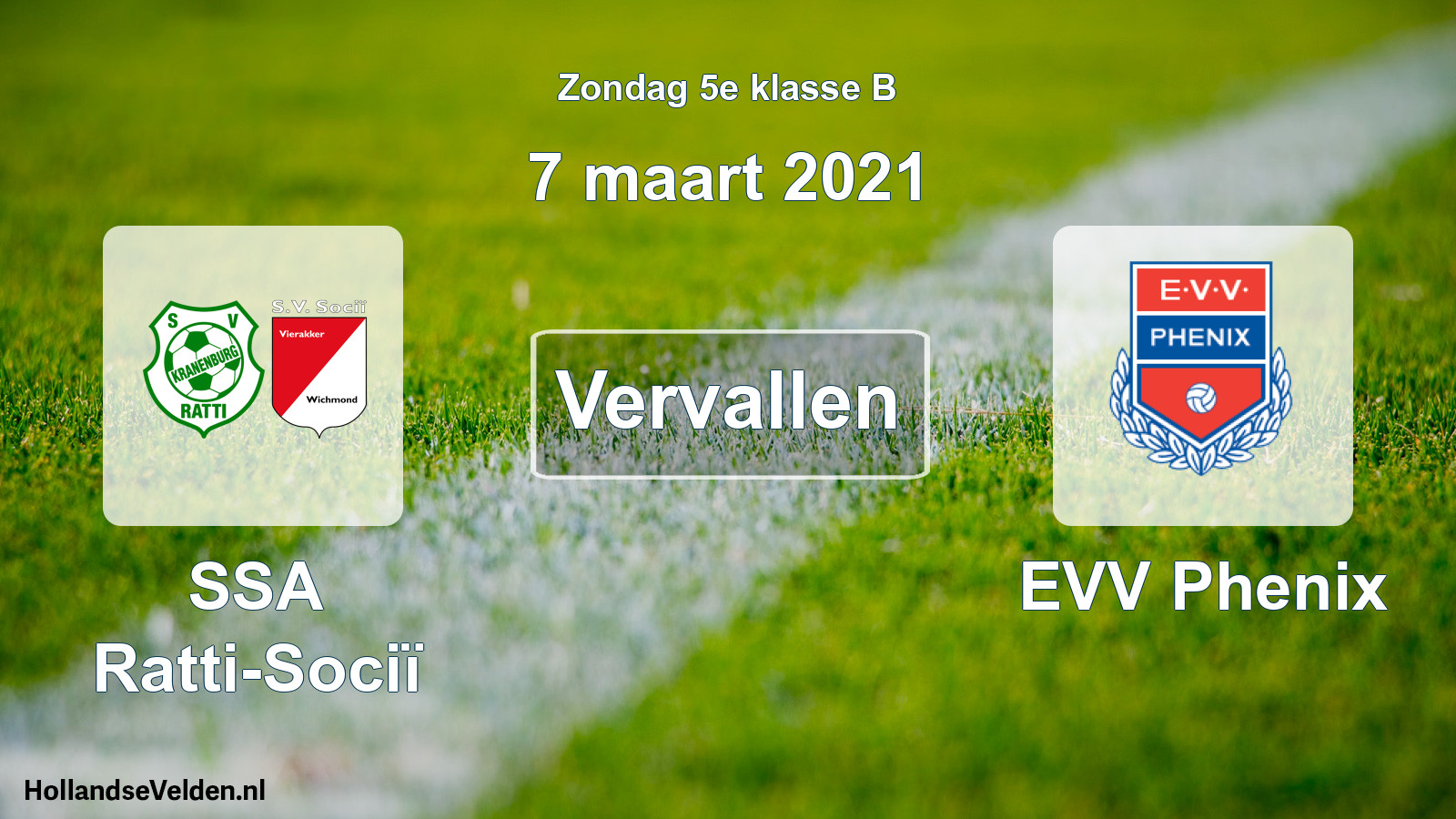 Scheduled Match: SSA Ratti-Sociï - EVV Phenix (7 March 2021)