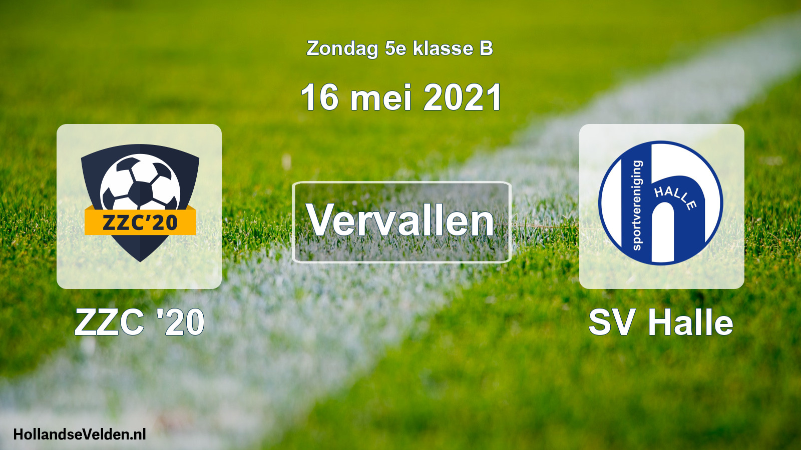 Scheduled Match: ZZC '20 - SV Halle (16 May 2021)