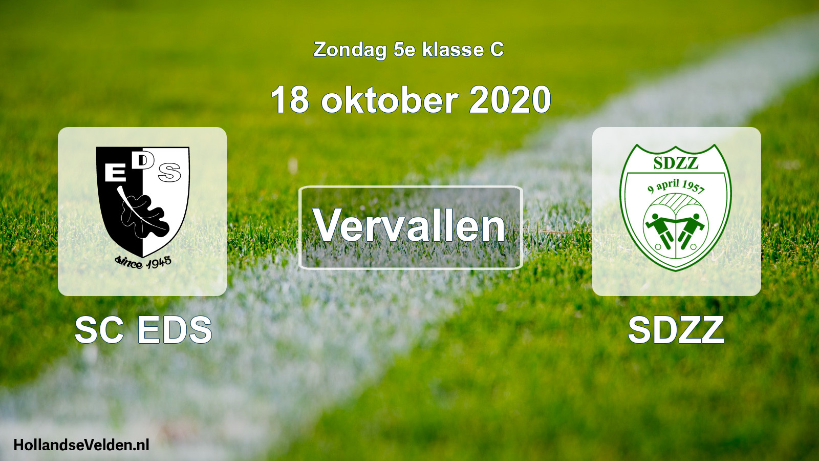 Scheduled Match: SC EDS - SDZZ (18 October 2020)