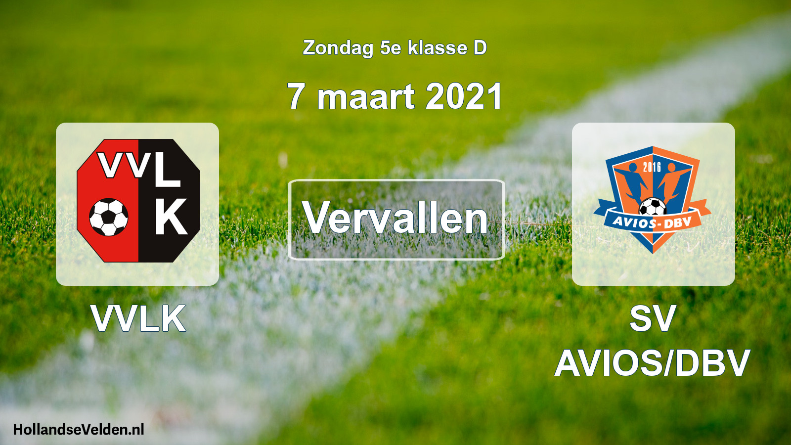 Scheduled Match: VVLK - SV AVIOS/DBV (7 March 2021)