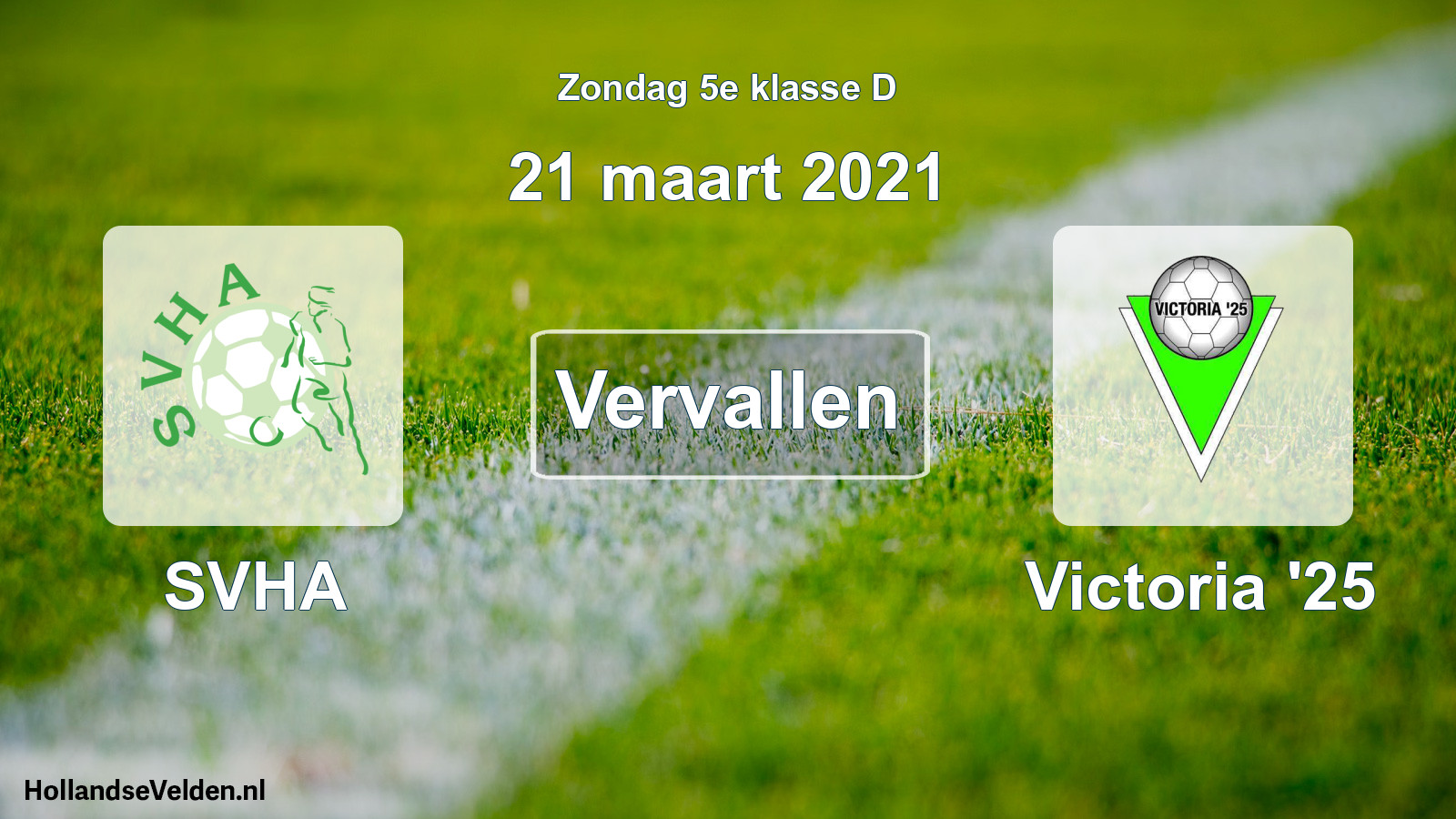 Scheduled Match: SVHA - Victoria '25 (21 March 2021)