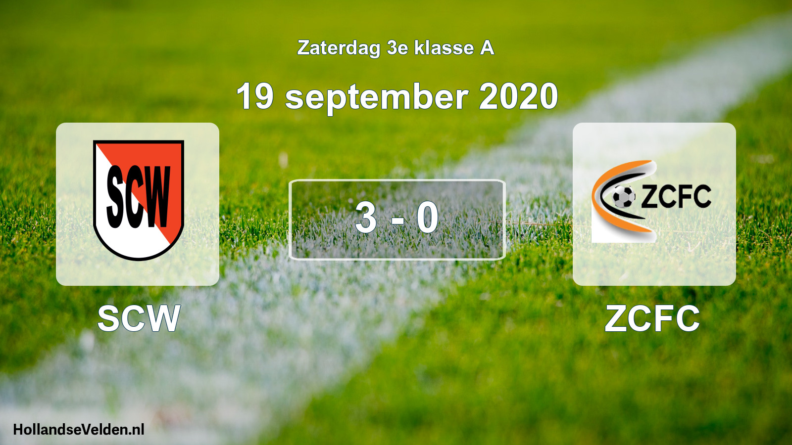 Total number of matches played: SCW - ZCFC 3 - 0 (19 September 2020)