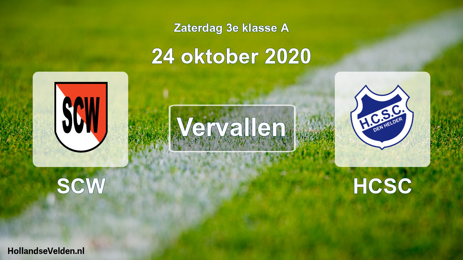 Scheduled Match: SCW - HCSC (24 October 2020)