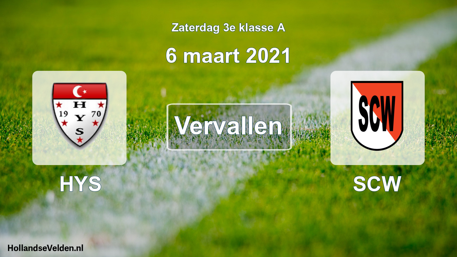 Scheduled Match: HYS - SCW (6 March 2021)