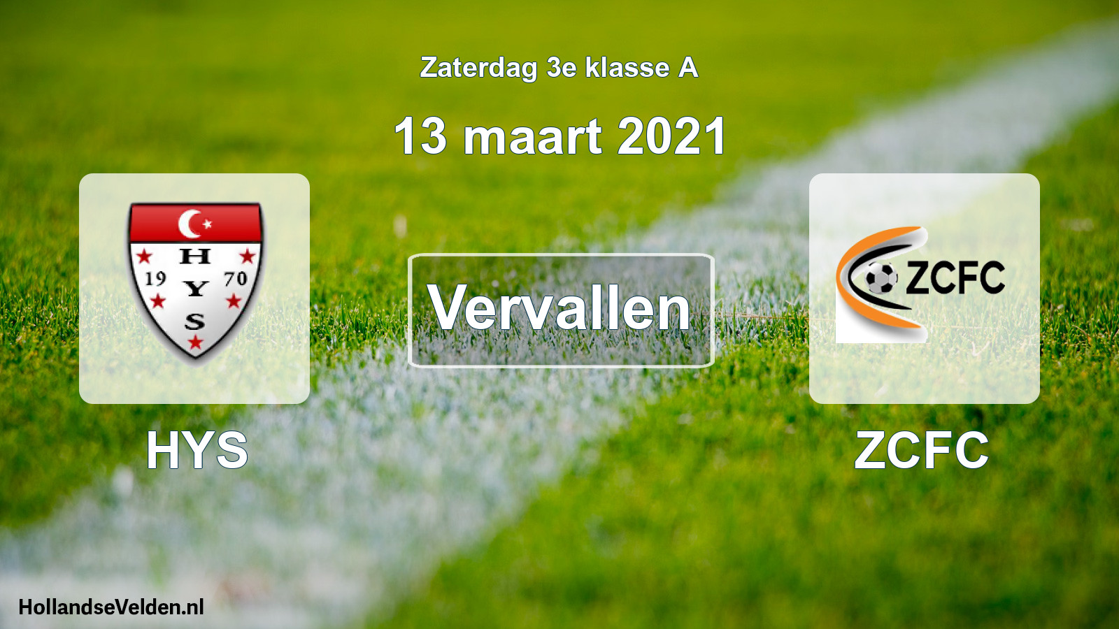 Scheduled Match: HYS - ZCFC (13 March 2021)