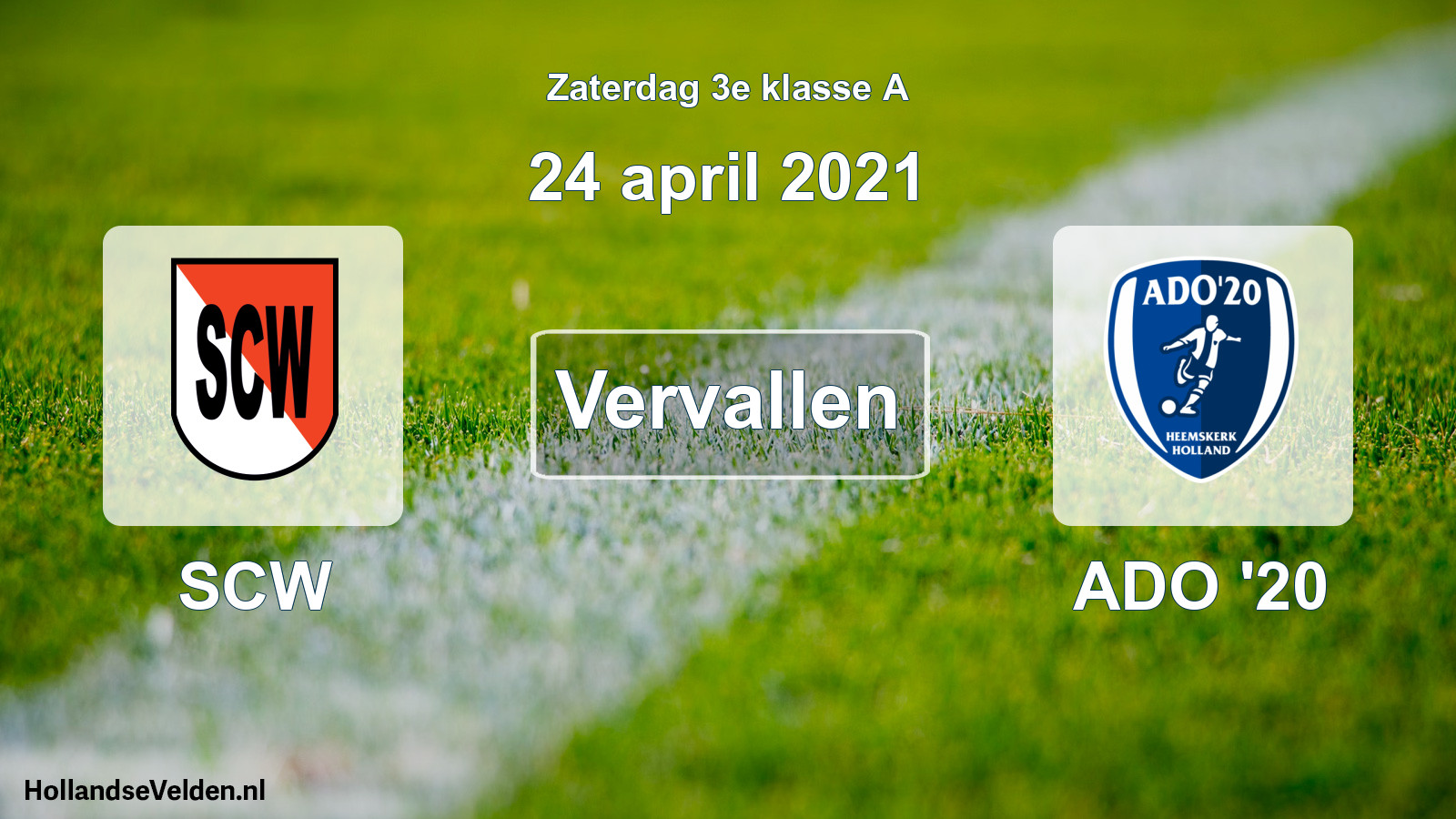 Scheduled Match: SCW - ADO '20 (24 April 2021)