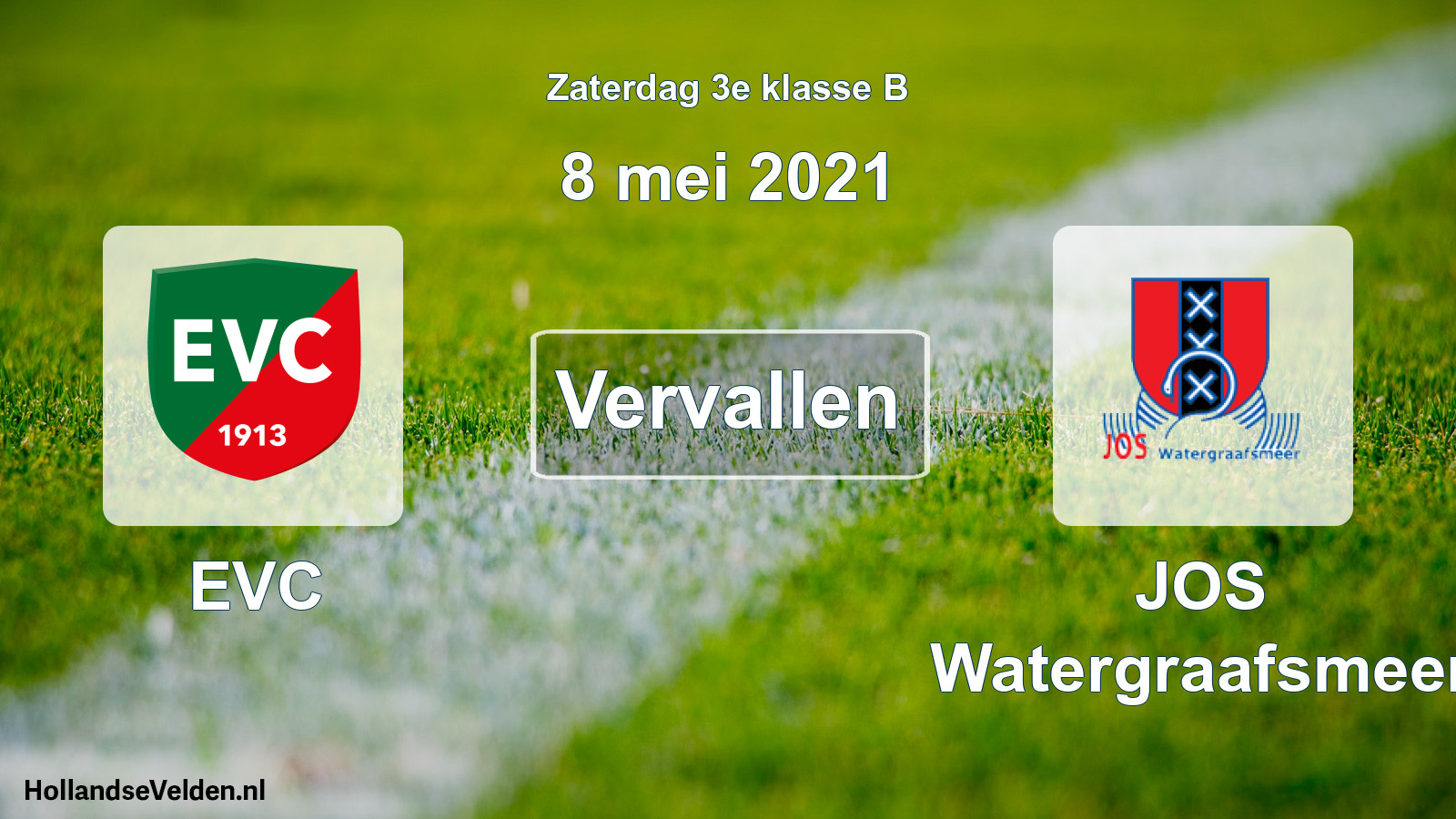 Scheduled Match: EVC - JOS Watergraafsmeer (8 May 2021)
