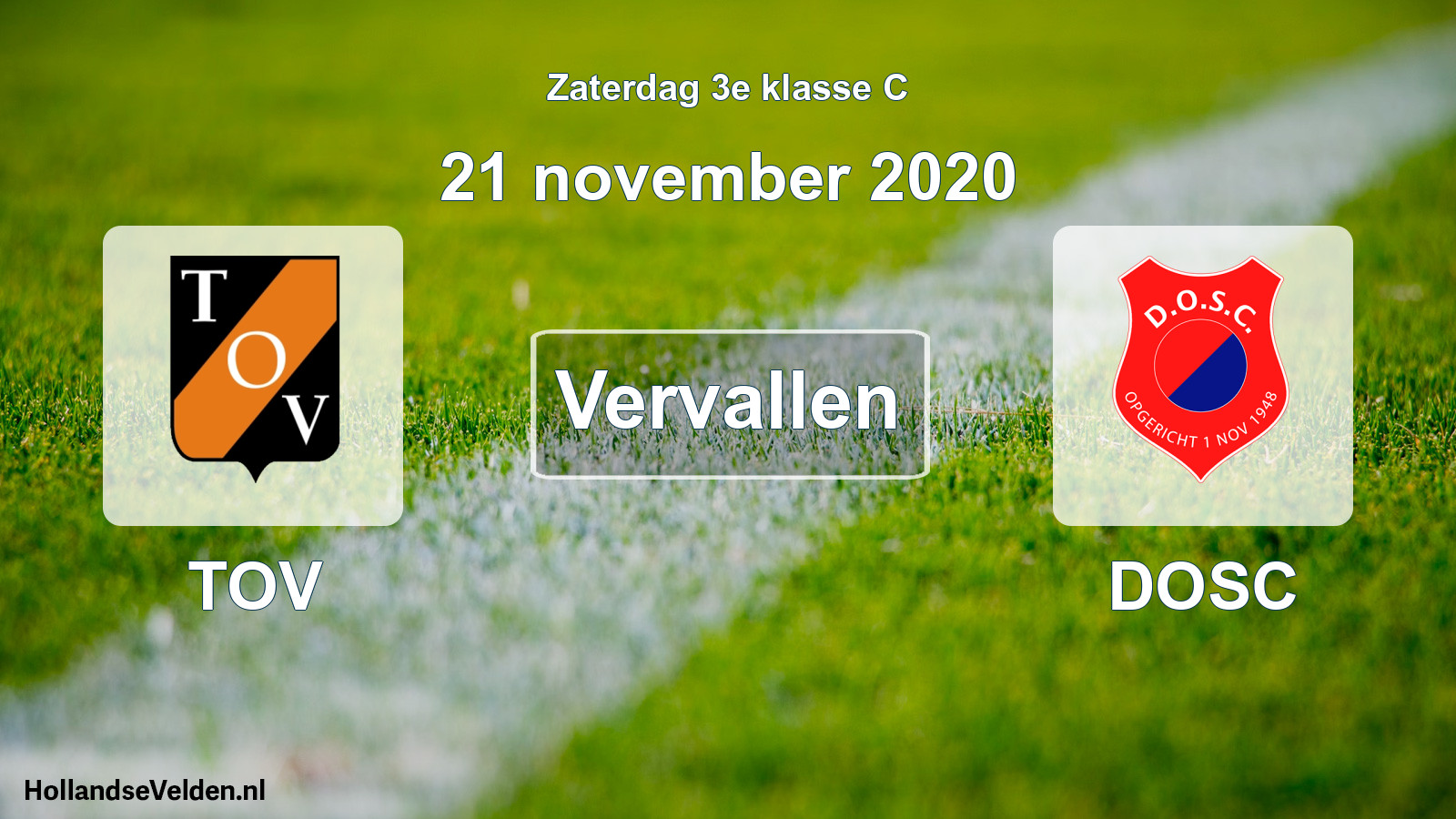 Scheduled Match: TOV - DOSC (21 November 2020)