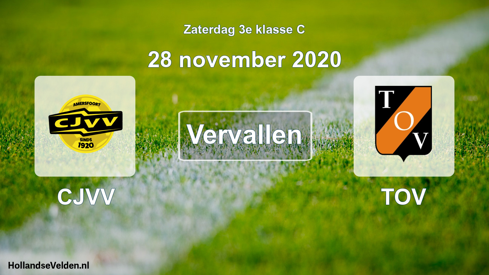 Scheduled Match: CJVV - TOV (28 November 2020)