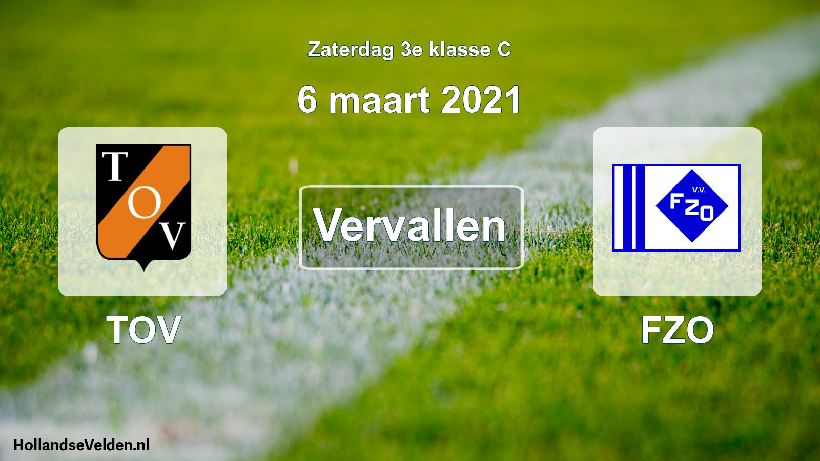 Scheduled Match: TOV - FZO (6 March 2021)