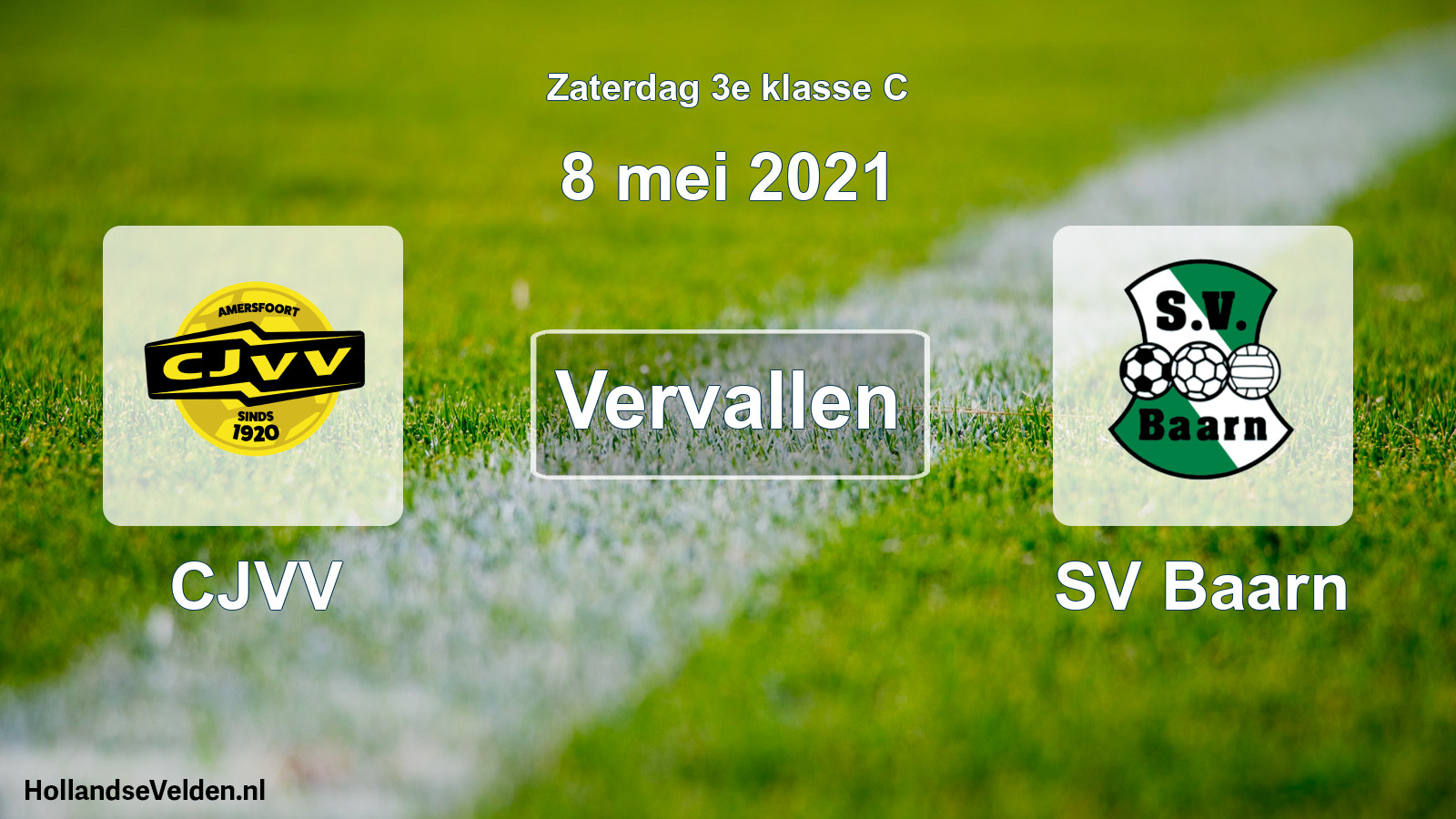 Scheduled Match: CJVV - SV Baarn (8 May 2021)