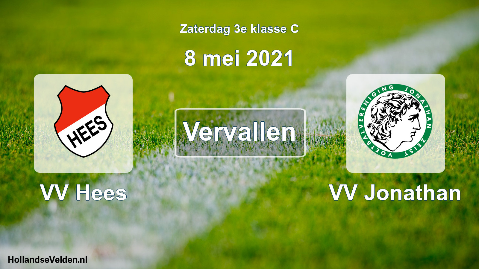 Scheduled Match: VV Hees - VV Jonathan (8 May 2021)
