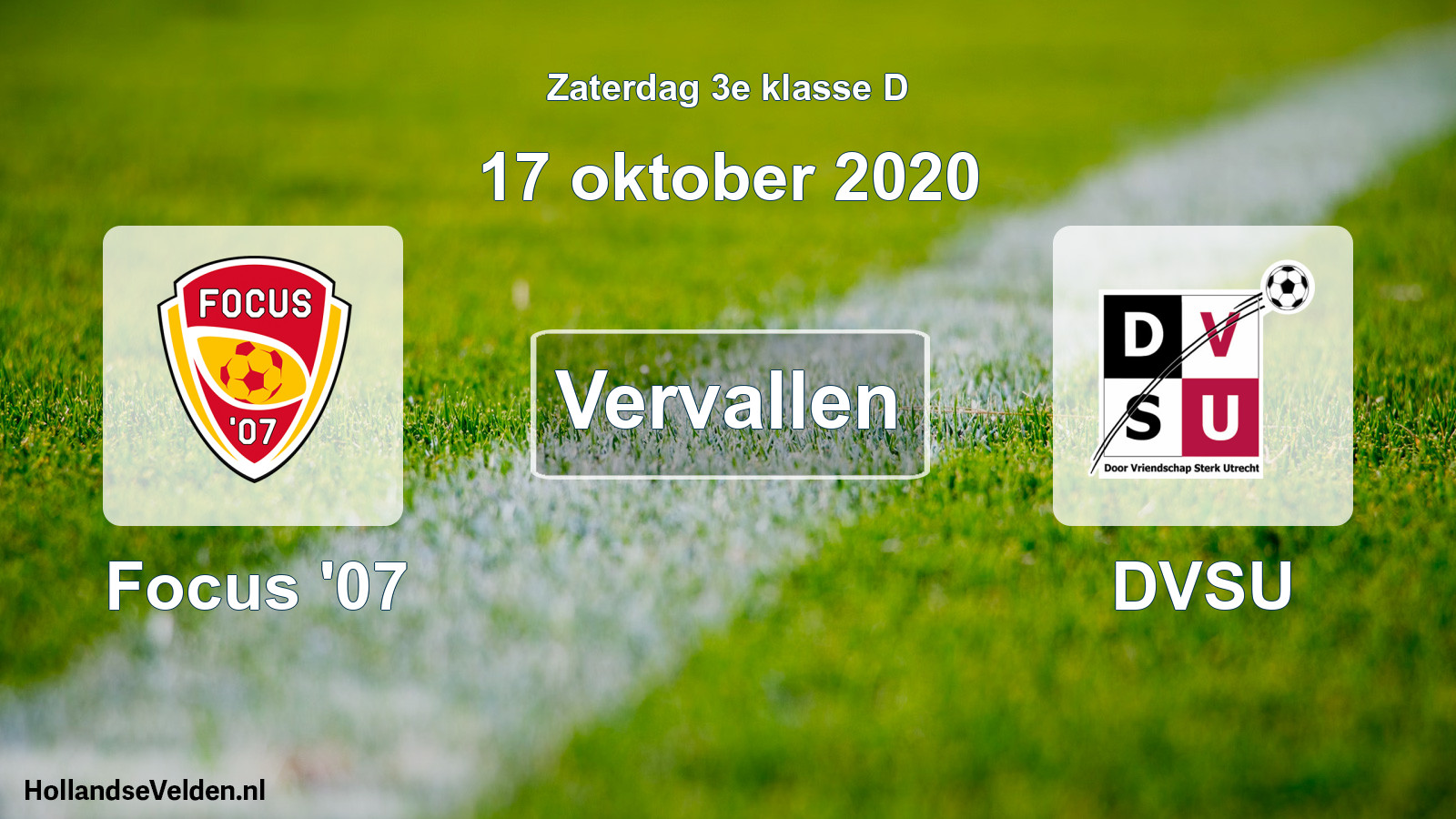 Scheduled Match: Focus '07 - DVSU (17 October 2020)