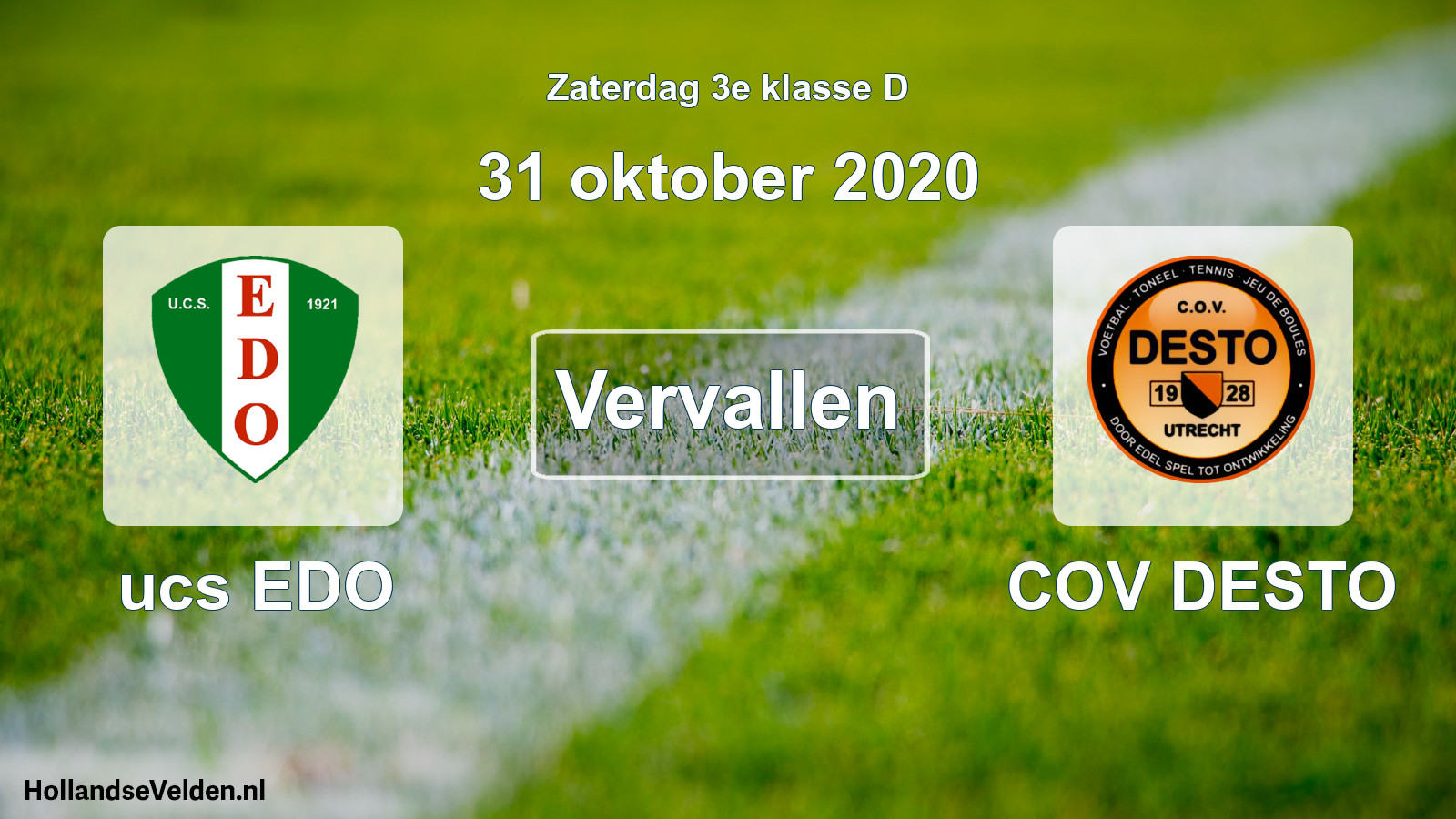 Scheduled Match: ucs EDO - COV DESTO (31 October 2020)