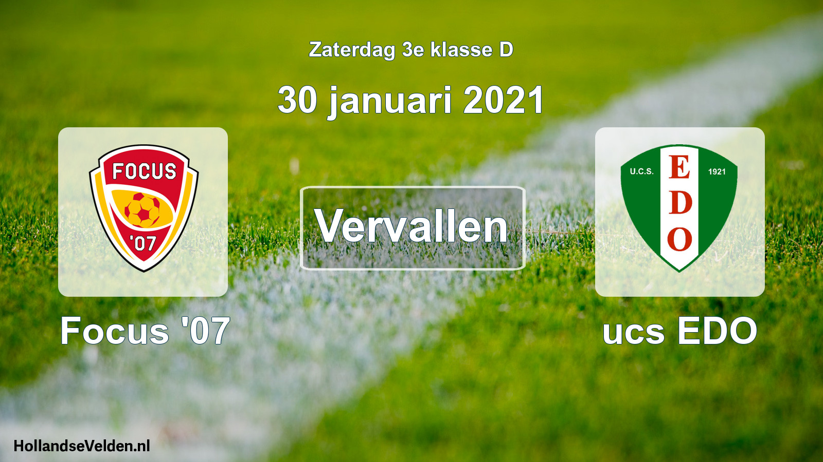 Scheduled Match: Focus '07 - ucs EDO (30 January 2021)