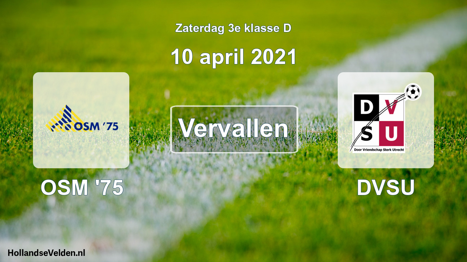 Scheduled Match: OSM '75 - DVSU (10 April 2021)