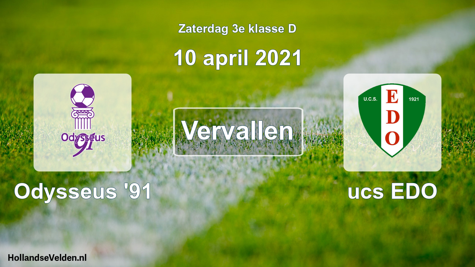 Scheduled Match: Odysseus '91 - ucs EDO (10 April 2021)