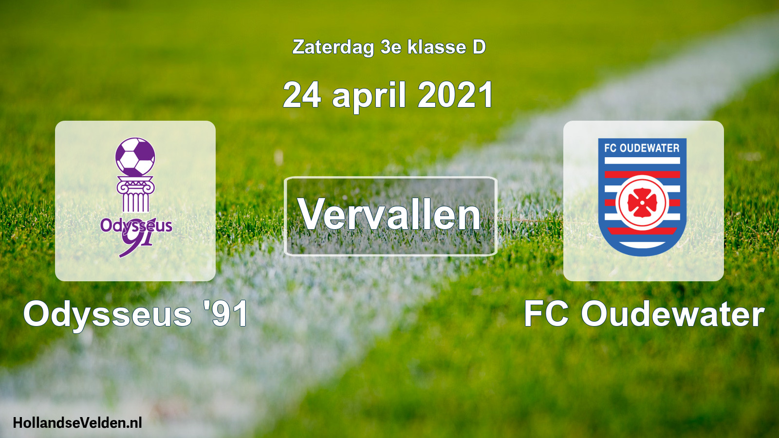 Scheduled Match: Odysseus '91 - FC Oudewater (24 April 2021)