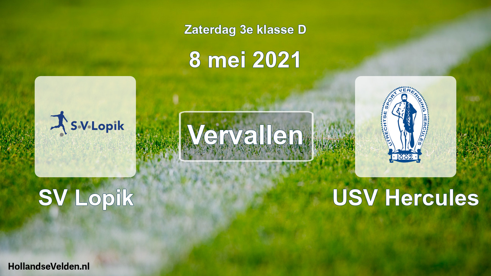 Scheduled Match: SV Lopik - USV Hercules (8 May 2021)