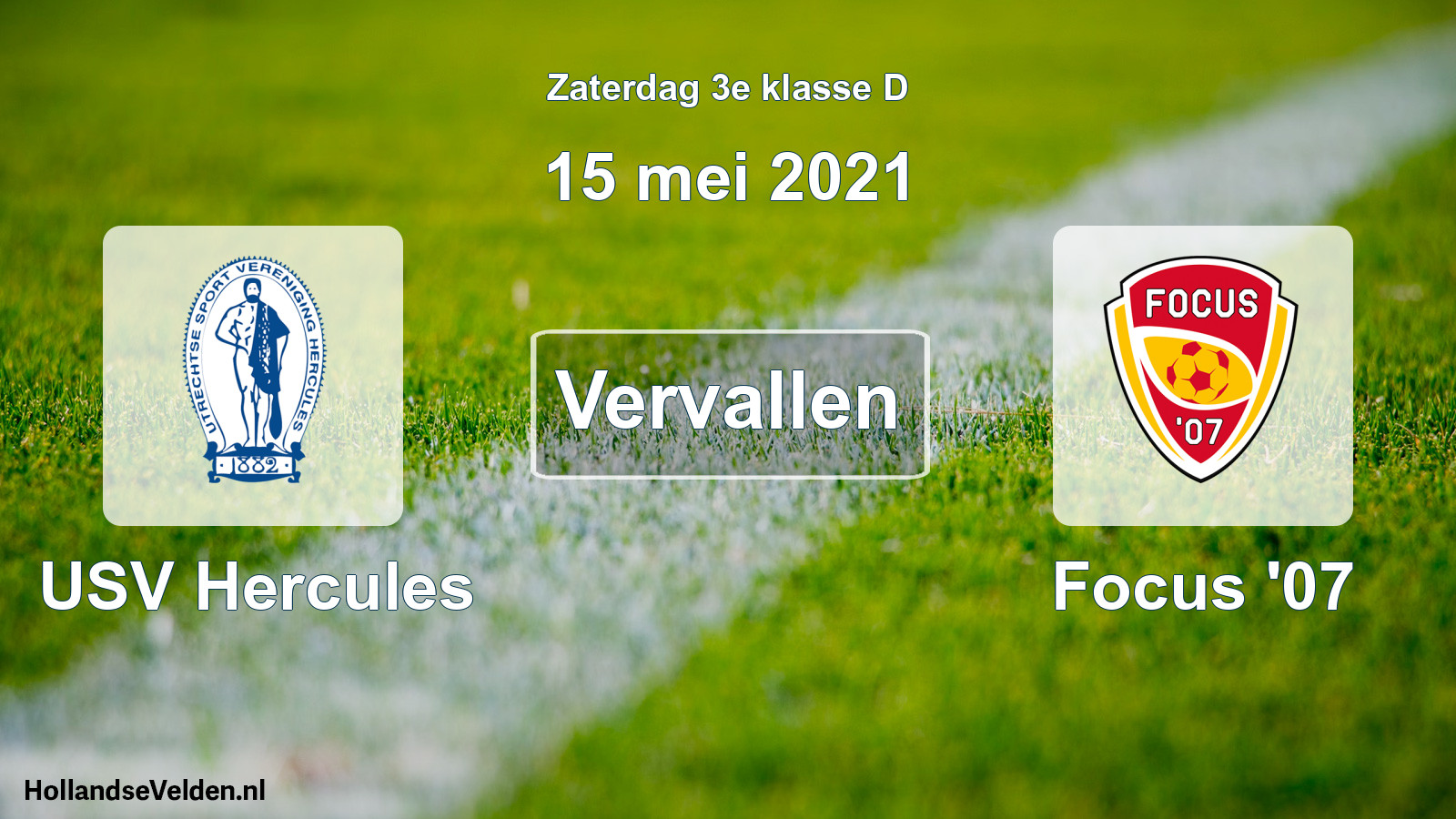 Scheduled Match: USV Hercules - Focus '07 (15 May 2021)