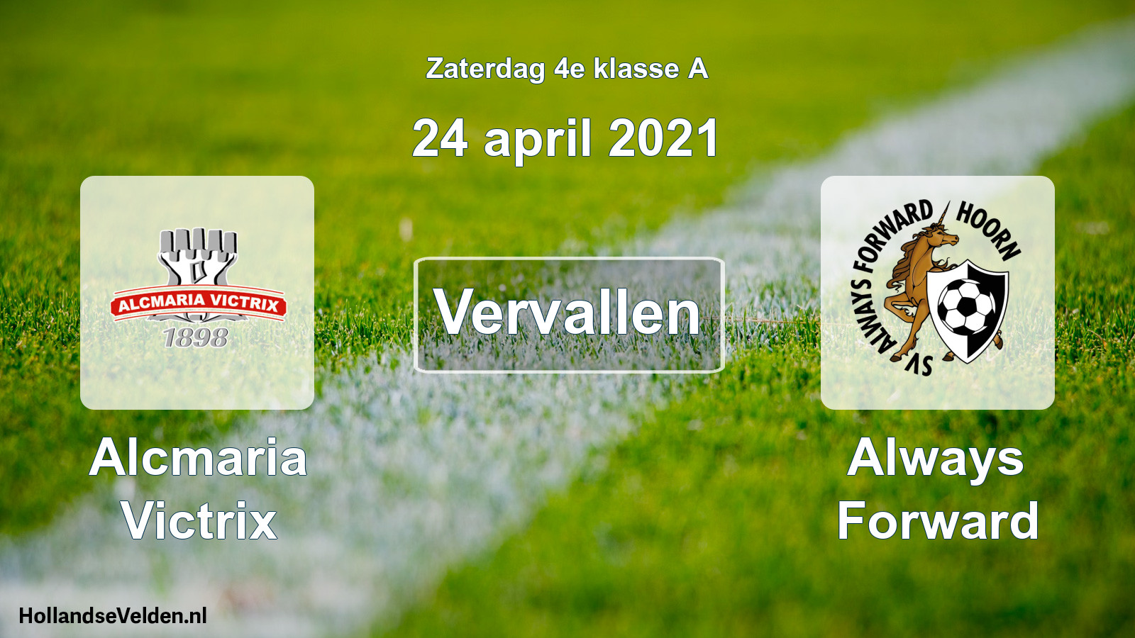 Scheduled Match: Alcmaria Victrix - Always Forward (24 April 2021)