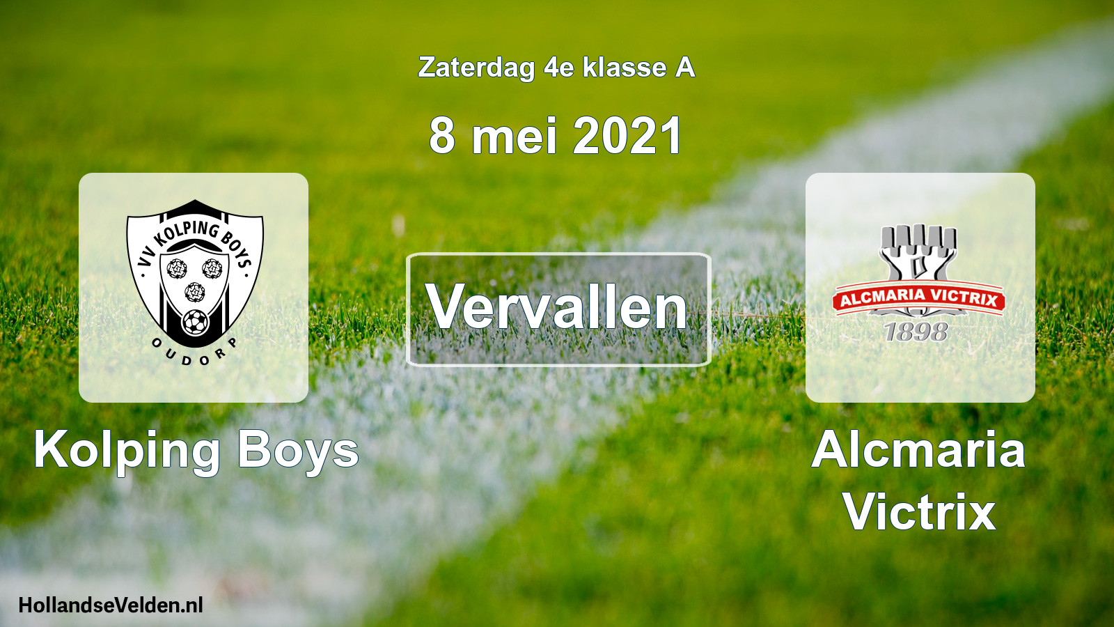 Scheduled Match: Kolping Boys - Alcmaria Victrix (8 May 2021)