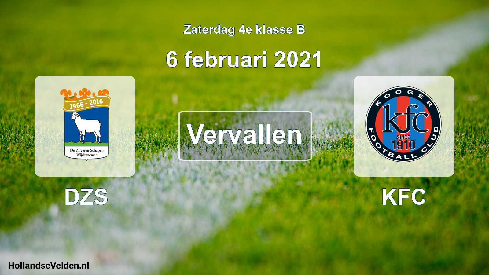 Scheduled Match: DZS - KFC (6 February 2021)