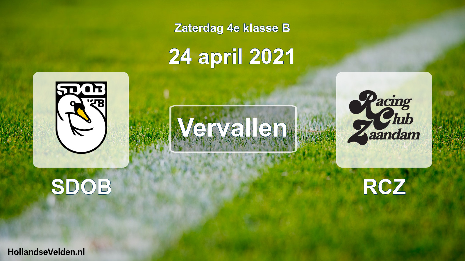Scheduled Match: SDOB - RCZ (24 April 2021)