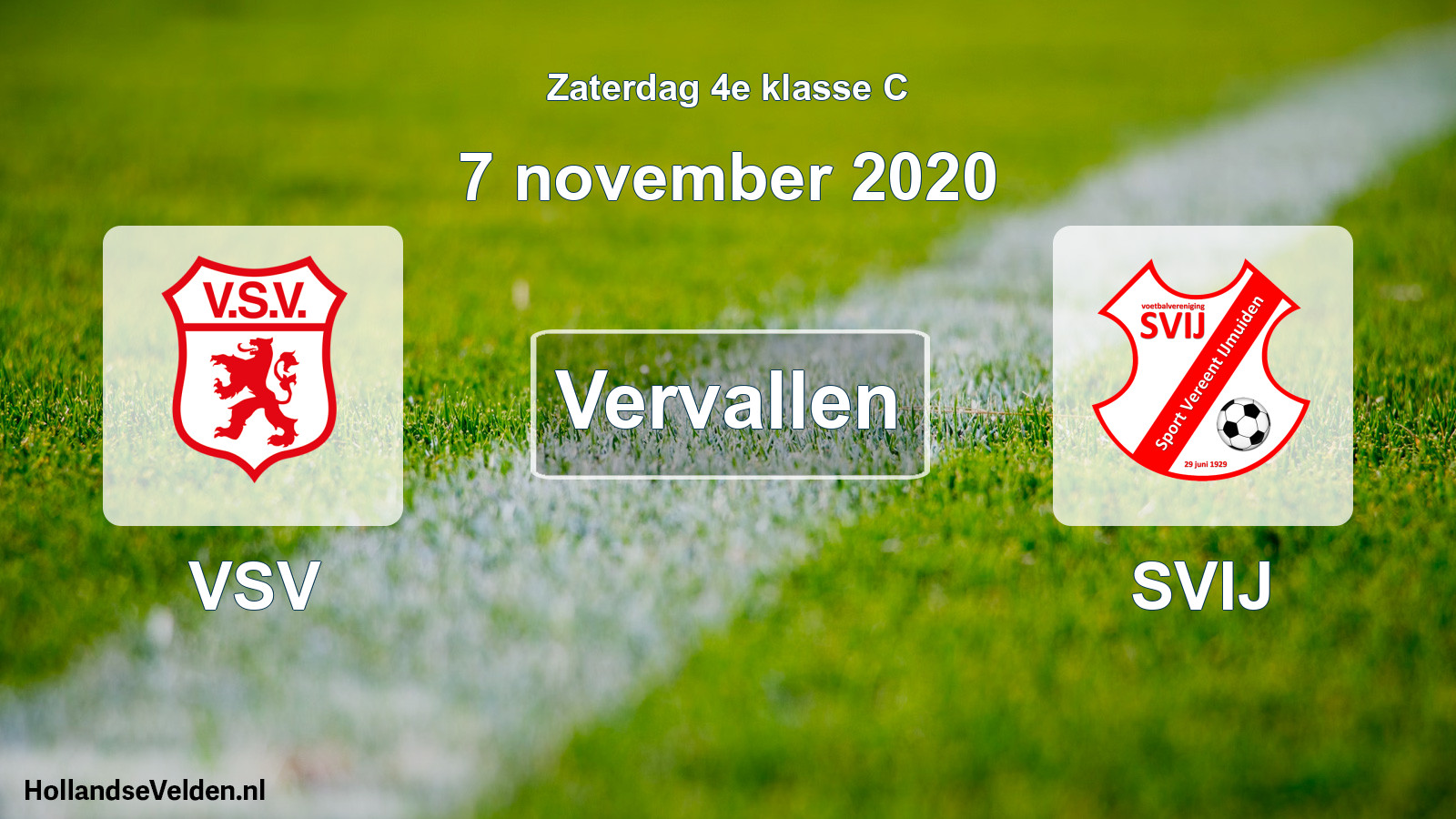 Scheduled Match: VSV - SVIJ (7 November 2020)