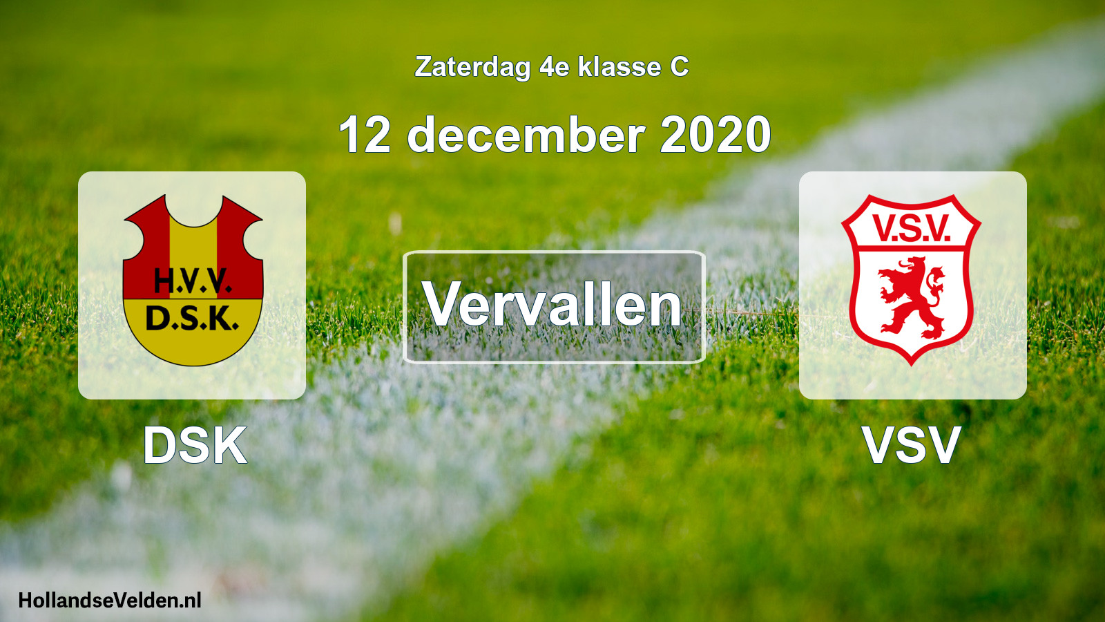 Scheduled Match: DSK - VSV (12 December 2020)