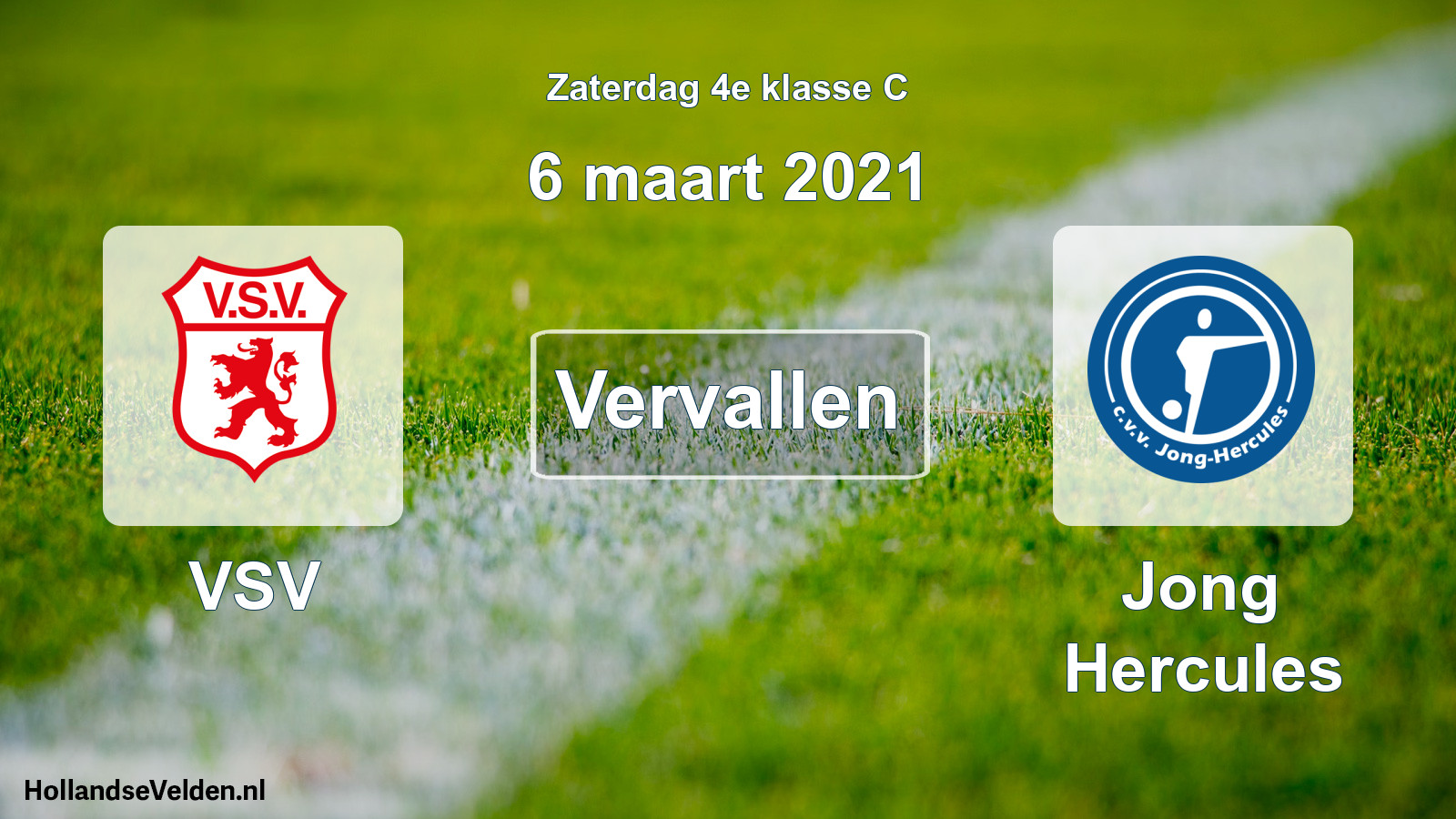 Scheduled Match: VSV - Jong Hercules (6 March 2021)