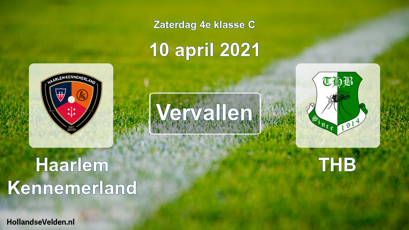 Scheduled Match: Haarlem Kennemerland - THB (10 April 2021)