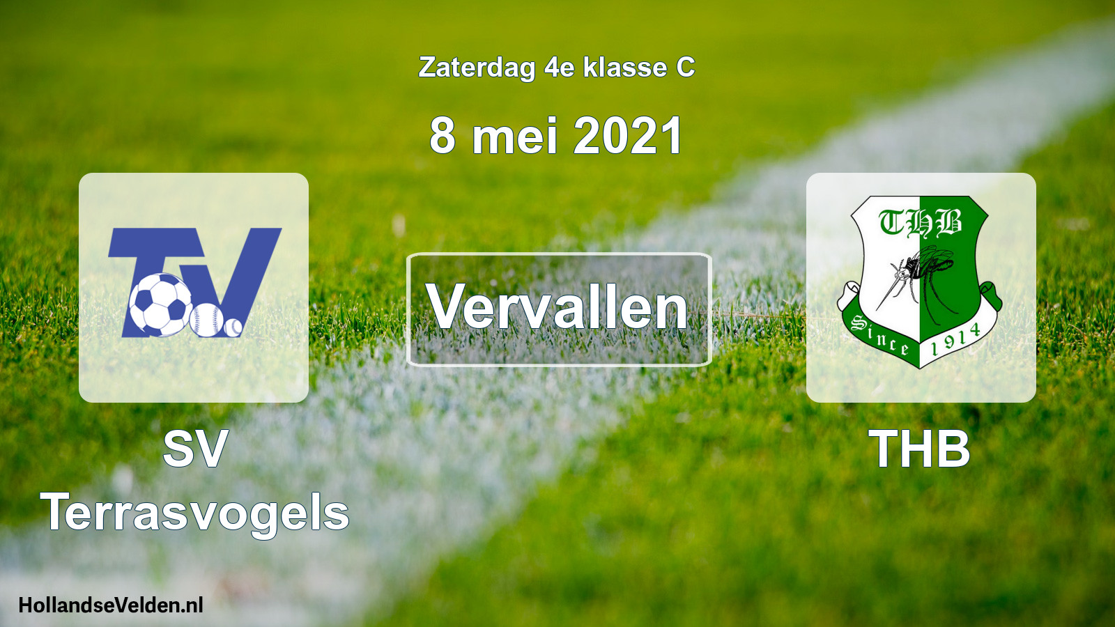 Scheduled Match: SV Terrasvogels - THB (8 May 2021)