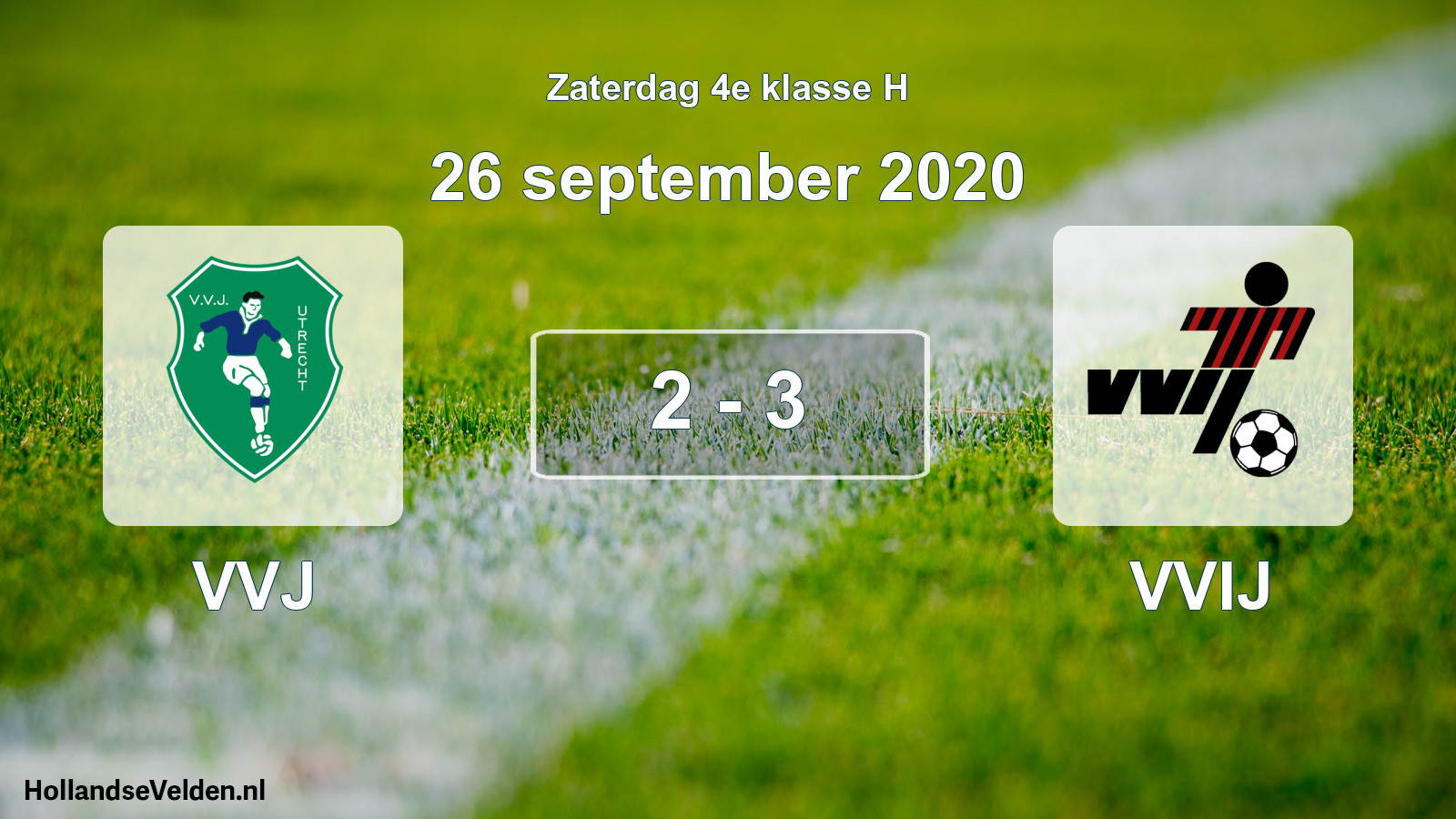 Total number of matches played: VVJ - VVIJ 2 - 3 (26 September 2020)