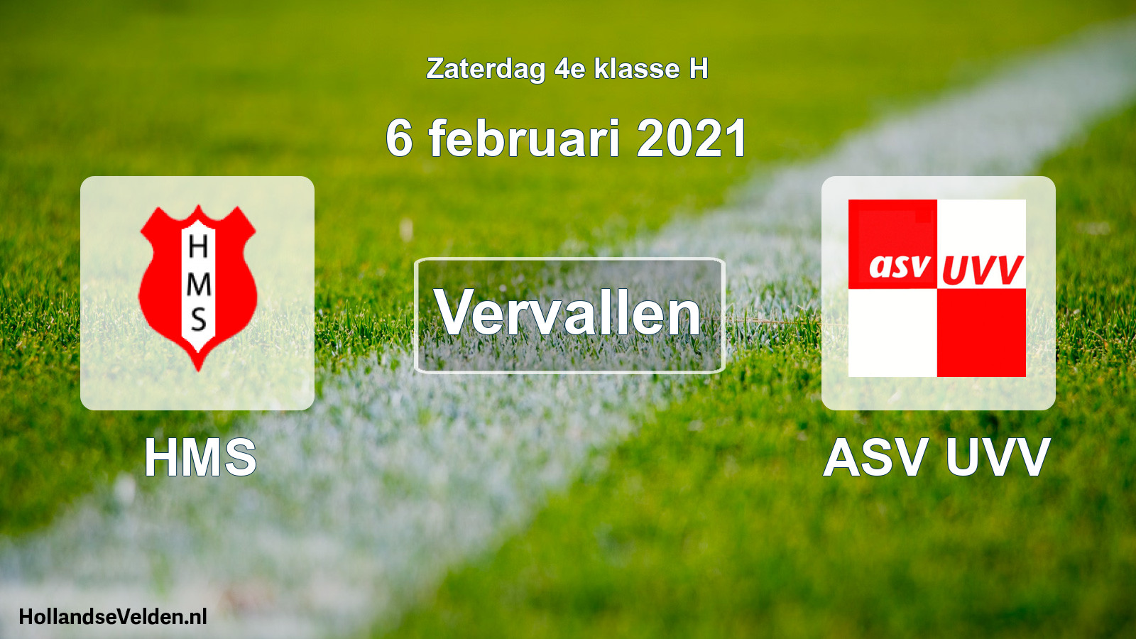Scheduled Match: HMS - ASV UVV (6 February 2021)