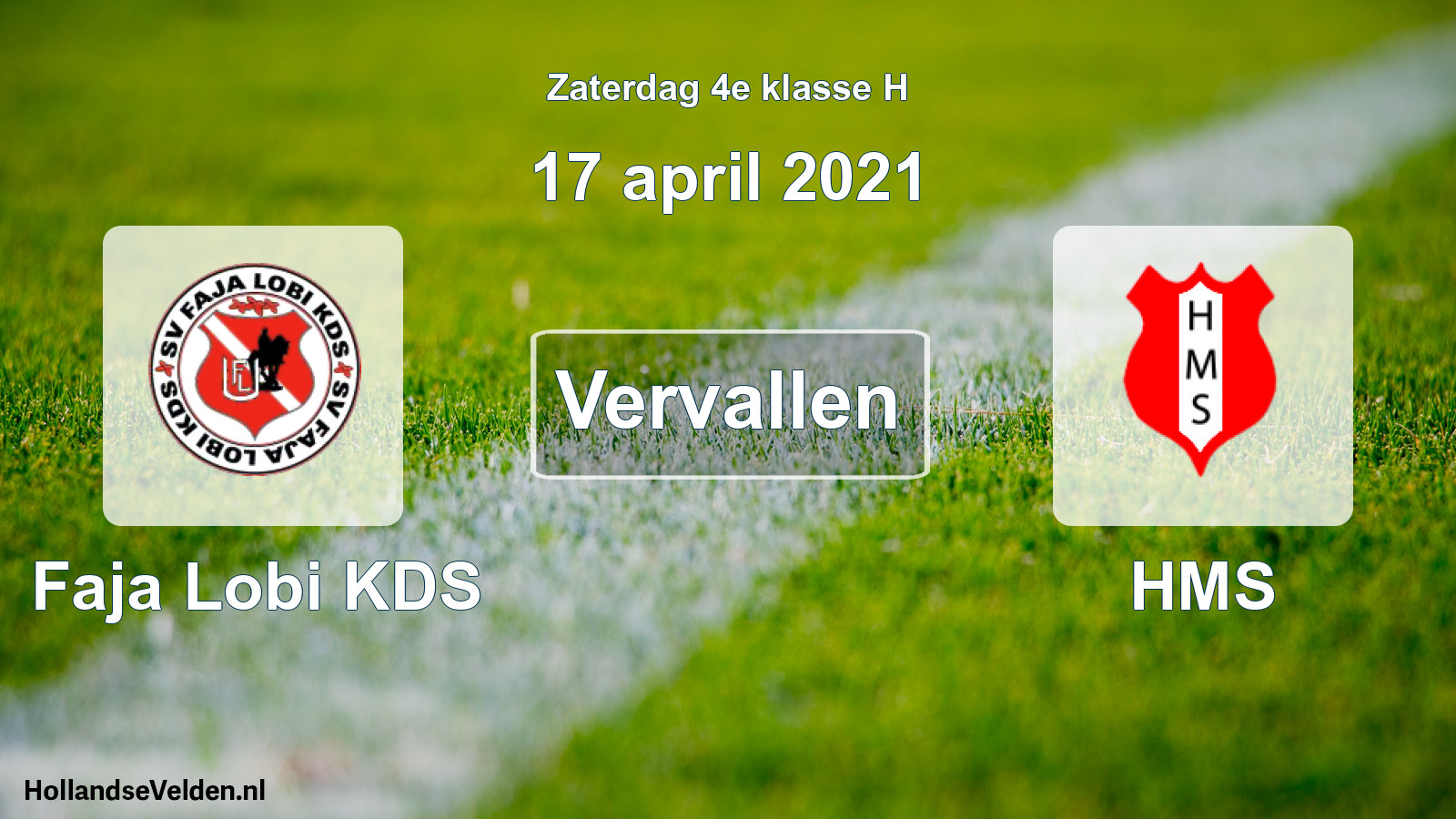Scheduled Match: Faja Lobi KDS - HMS (17 April 2021)