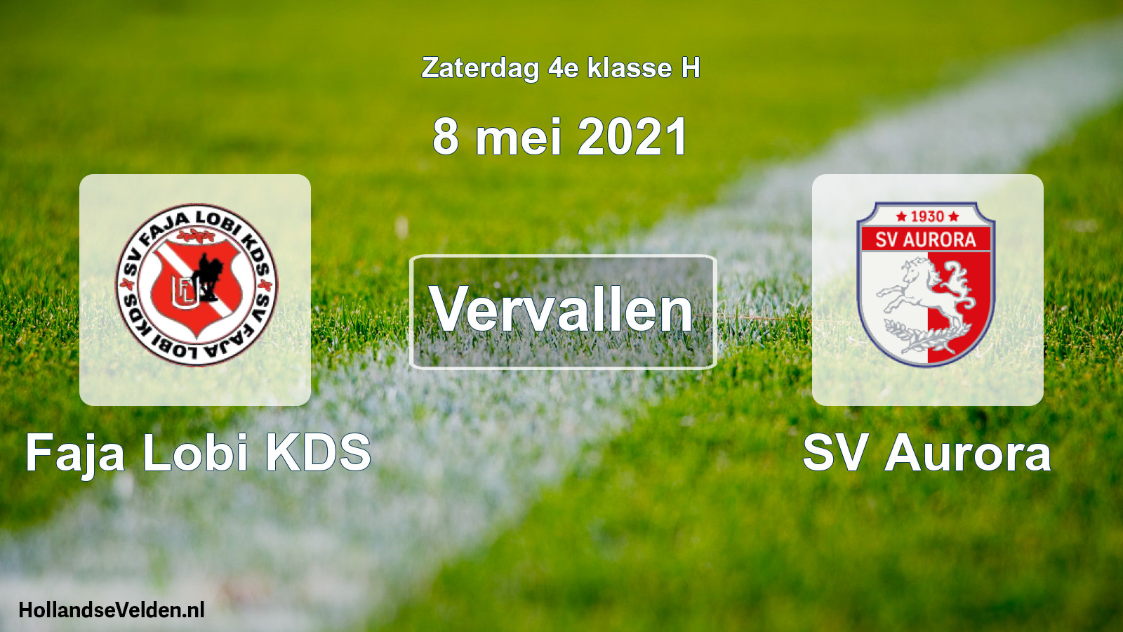 Scheduled Match: Faja Lobi KDS - SV Aurora (8 May 2021)