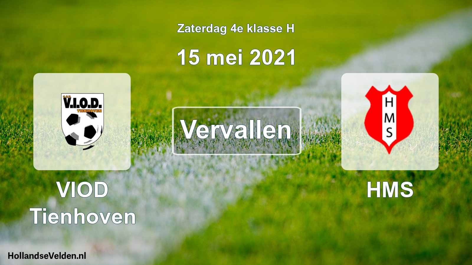 Scheduled Match: VIOD Tienhoven - HMS (15 May 2021)