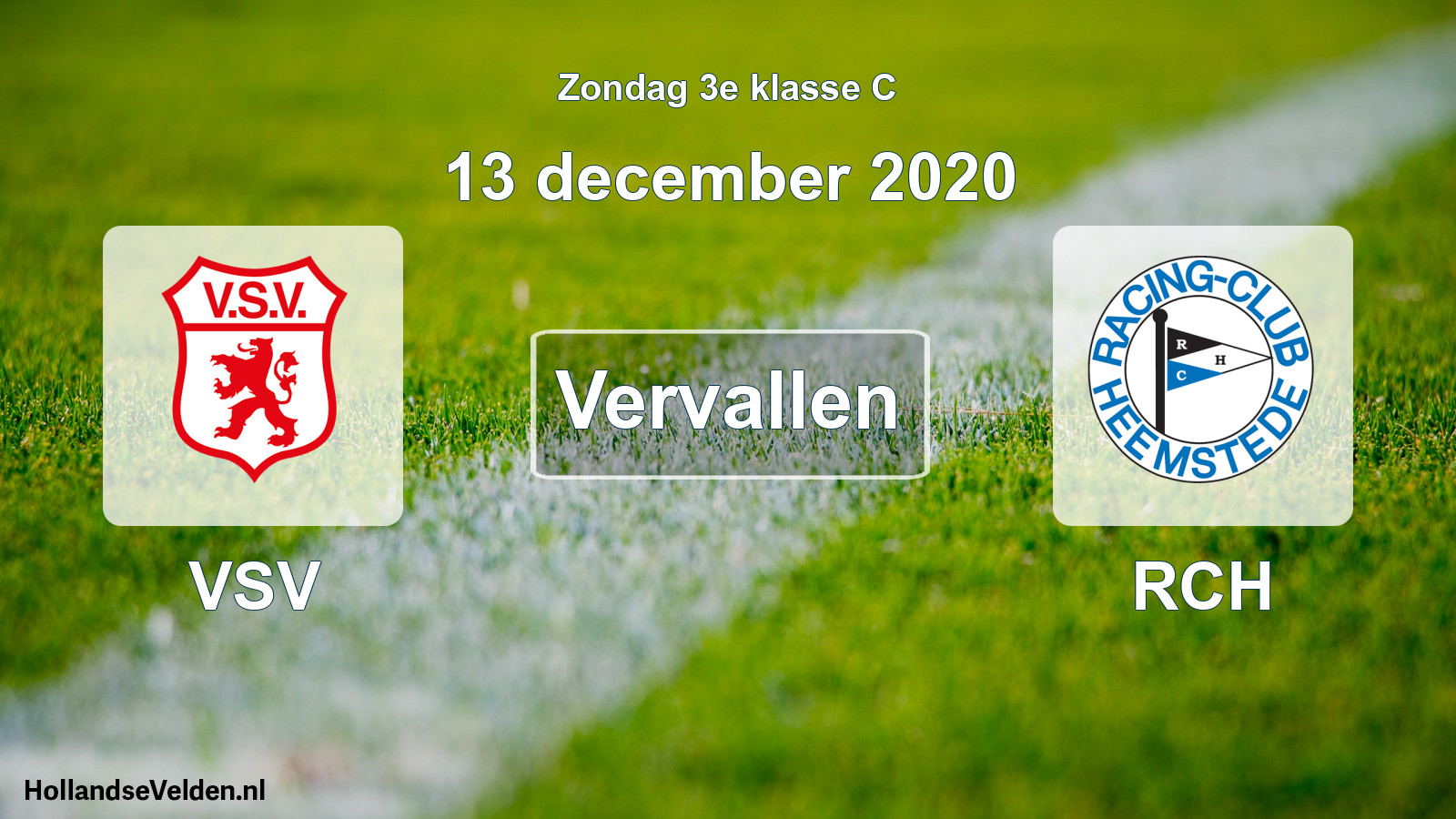 Scheduled Match: VSV - RCH (13 December 2020)