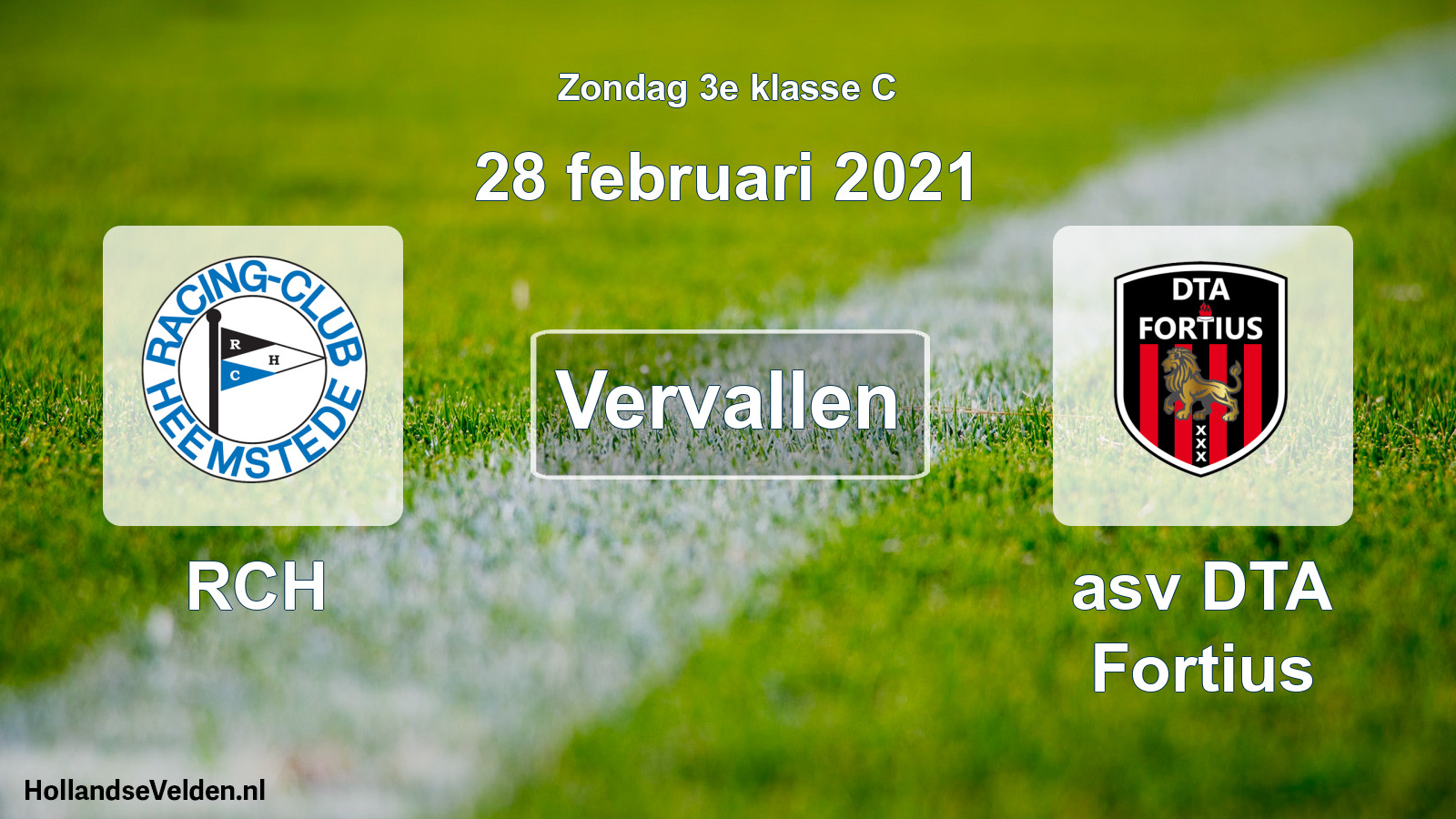 Scheduled Match: RCH - asv DTA Fortius (28 February 2021)