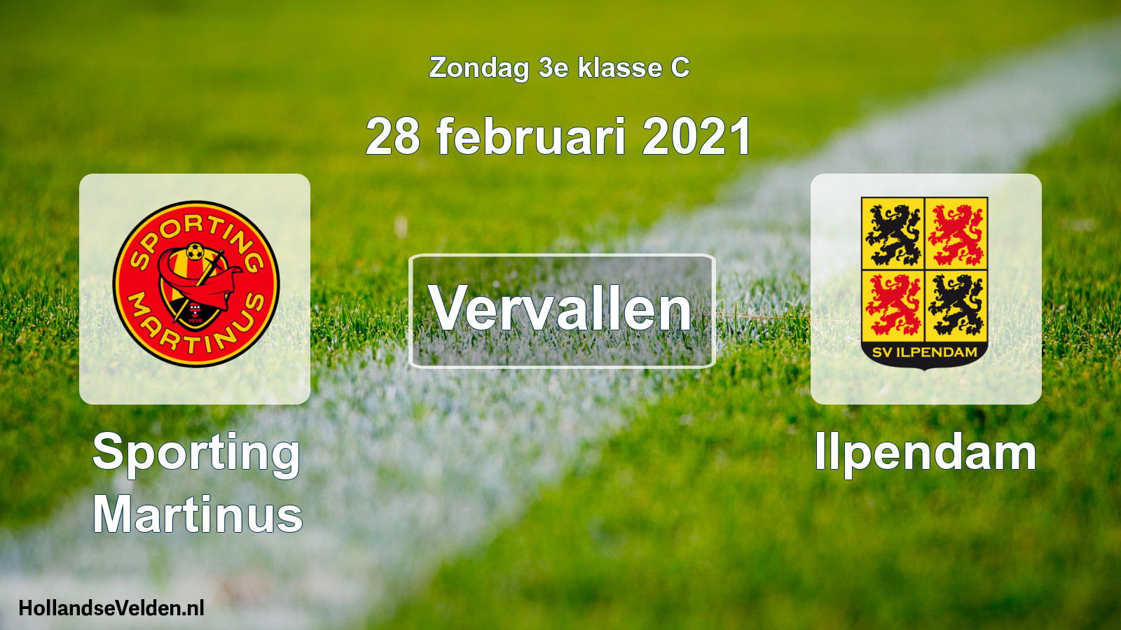 Scheduled Match: Sporting Martinus - Ilpendam (28 February 2021)