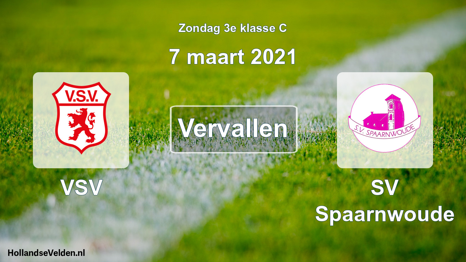Scheduled Match: VSV - SV Spaarnwoude (7 March 2021)