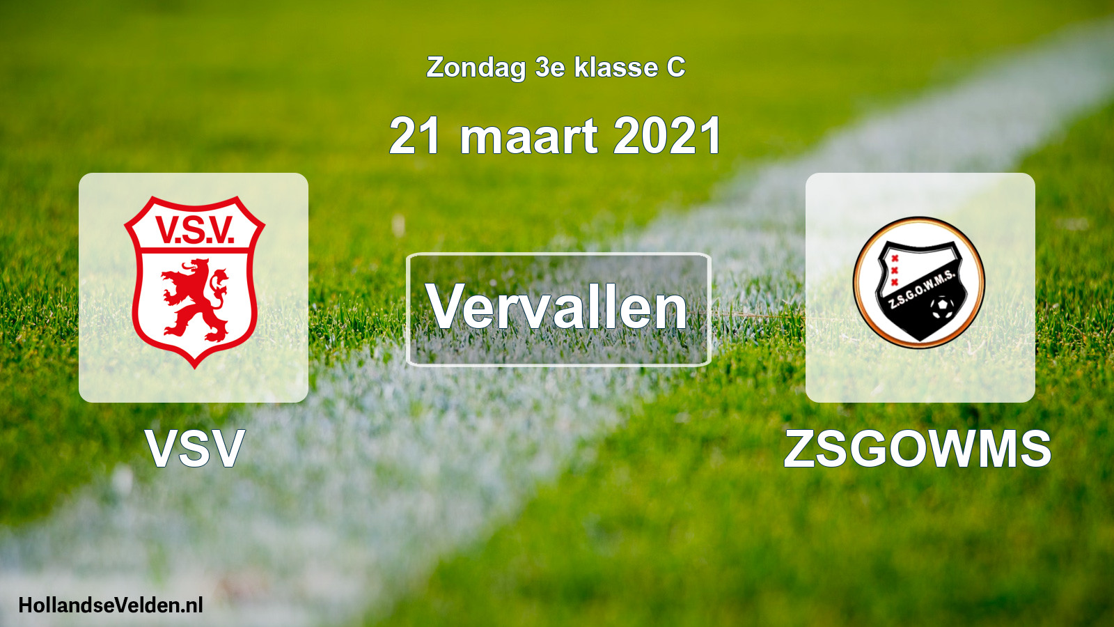 Scheduled Match: VSV - ZSGOWMS (21 March 2021)