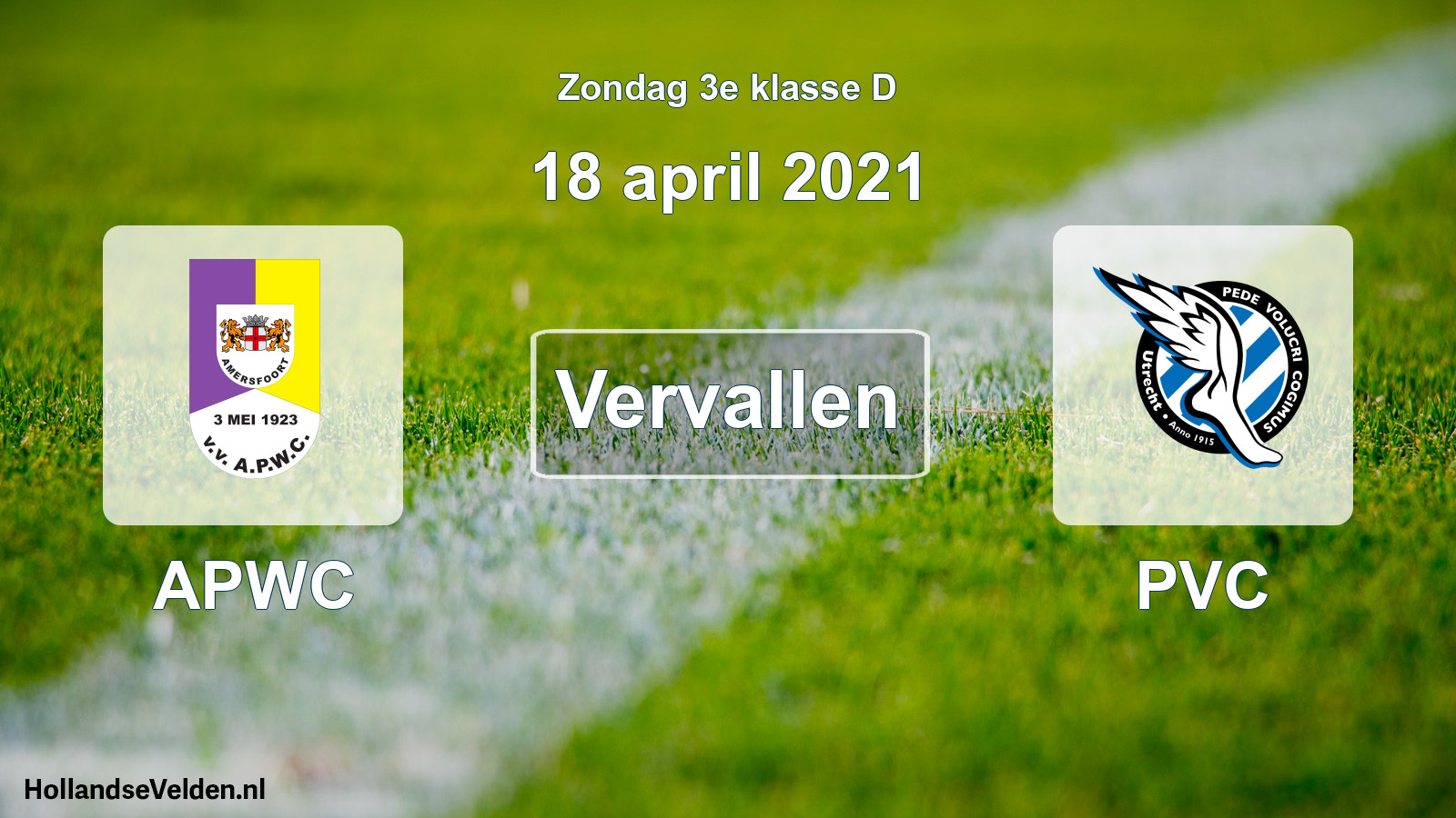 Scheduled Match: APWC - PVC (18 April 2021)