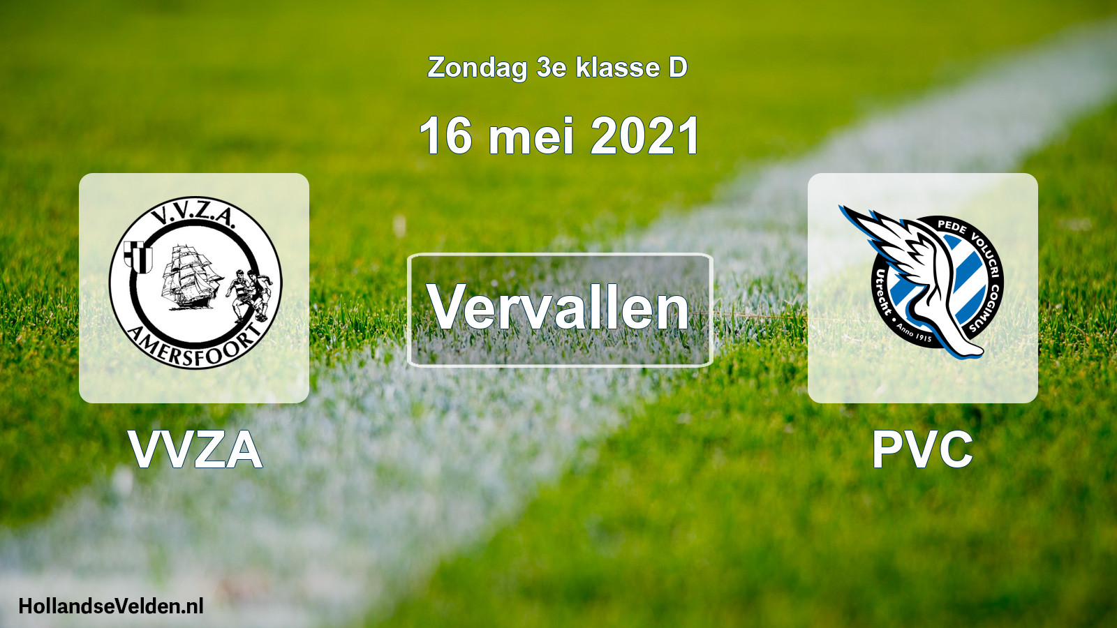 Scheduled Match: VVZA - PVC (16 May 2021)
